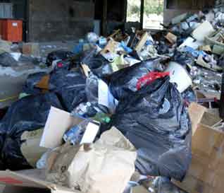 Garbage dump